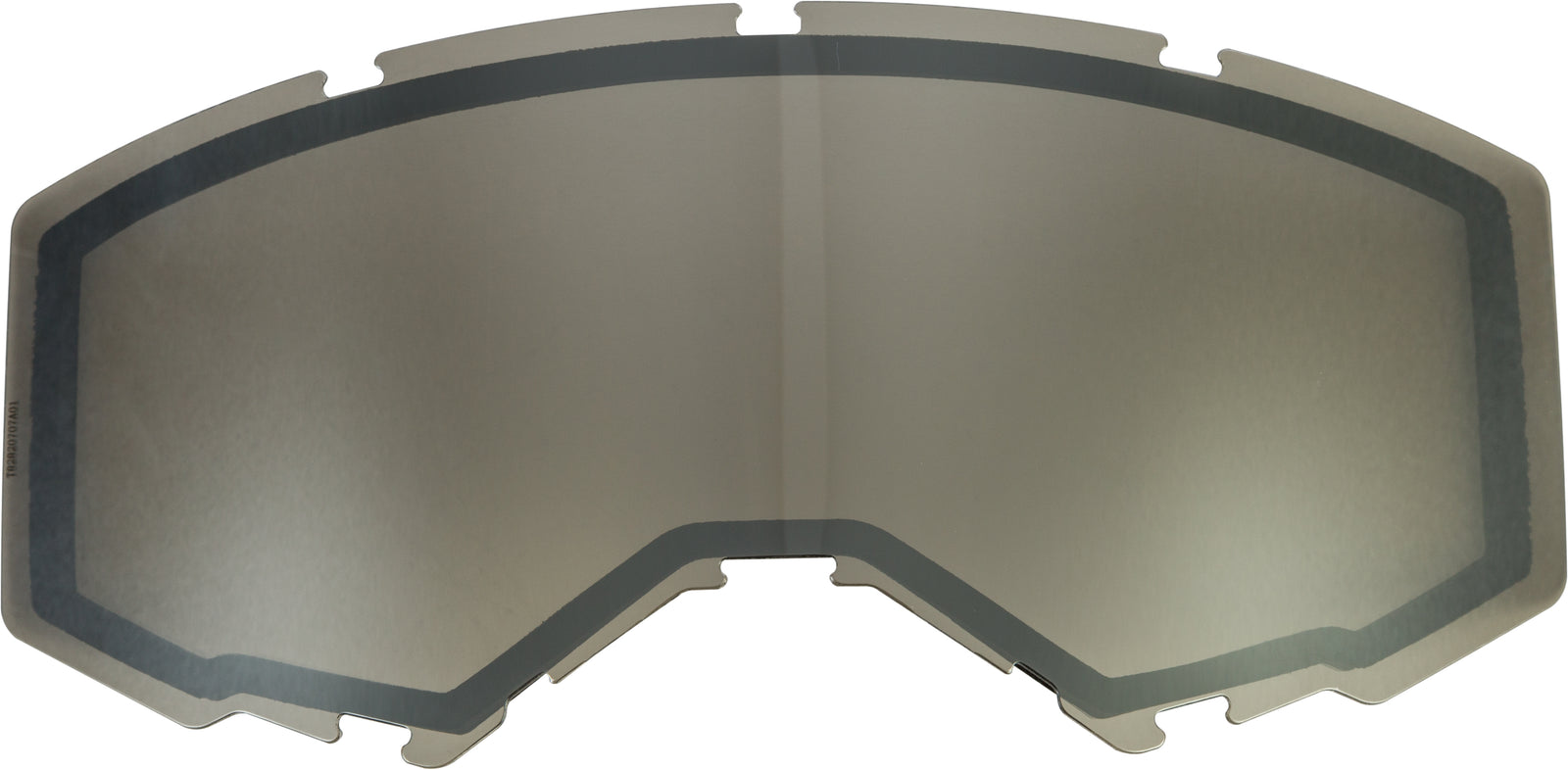 Dual Lens W/O Vents Adult Silver Mirror/Smoke