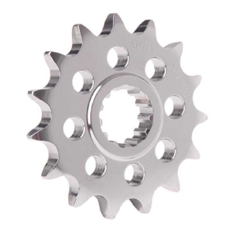 Vortex Racing Steel Front Sprocket 520 17 Tooth- Silver