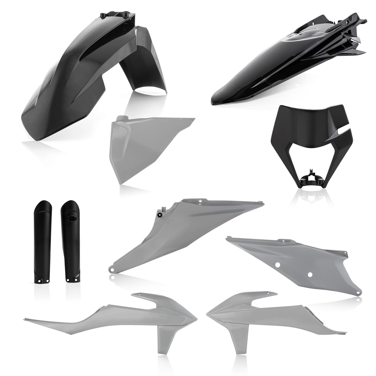 Full Plastic Kit Ktm Grey/Black