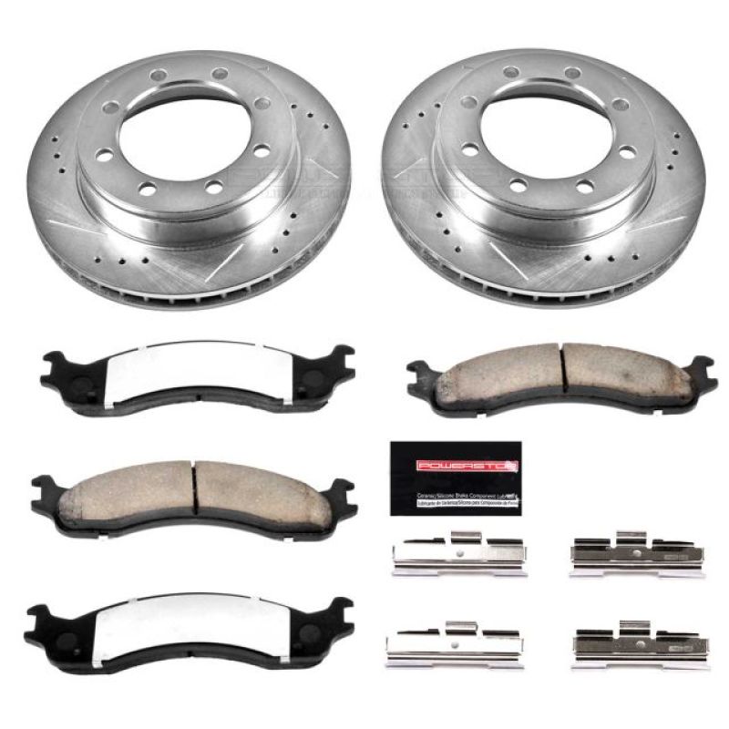Power Stop 95-99 Ford F-250 Front Z36 Truck &amp; Tow Brake Kit