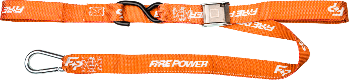 1.5&quot; Tie Down Soft Tie Orange 2/Pk