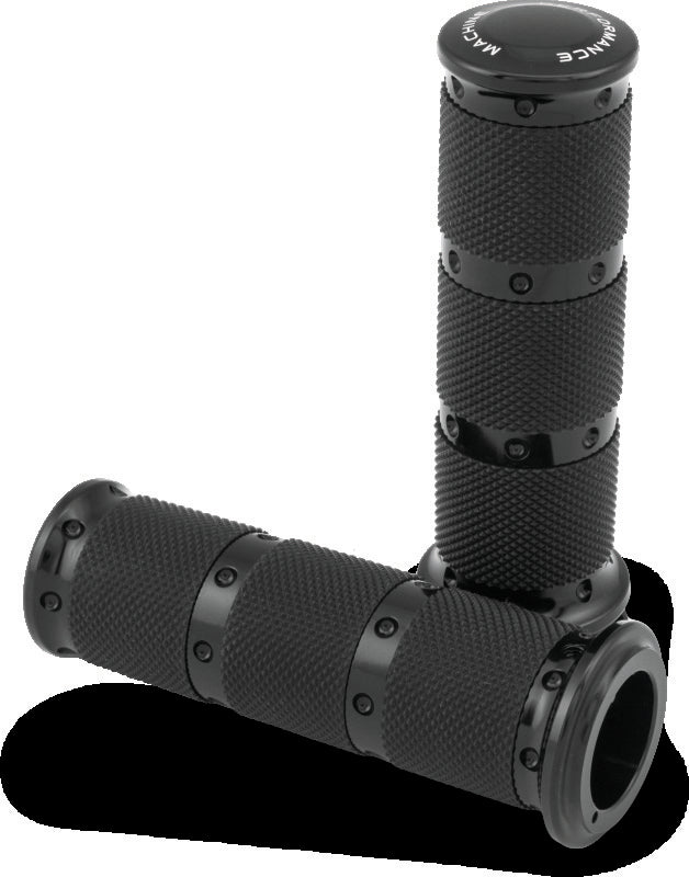 Performance Machine Handle Grip Set XLS - Black Ano