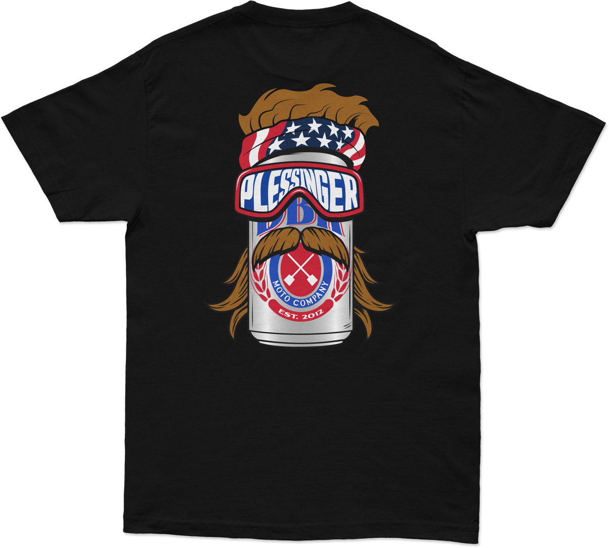 Mullet Madness Tee Black Sm
