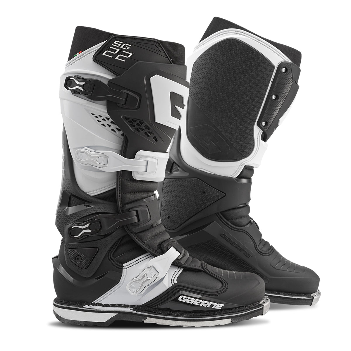 Sg22 Boots Black/White Sz 9