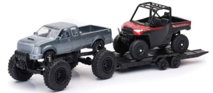 DIE CAST OFFROAD PICK UP W/ POLARIS RANGER XP1000 EPS