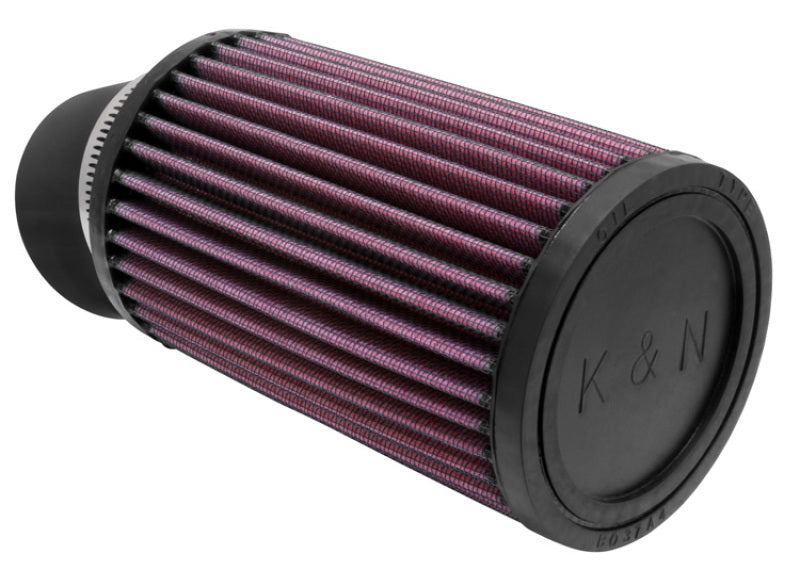 K&amp;N Filter Universal Rubber Filter 2 7/16 inch 20 Degree Flange 3 3/4 inch OD 6 inch Height