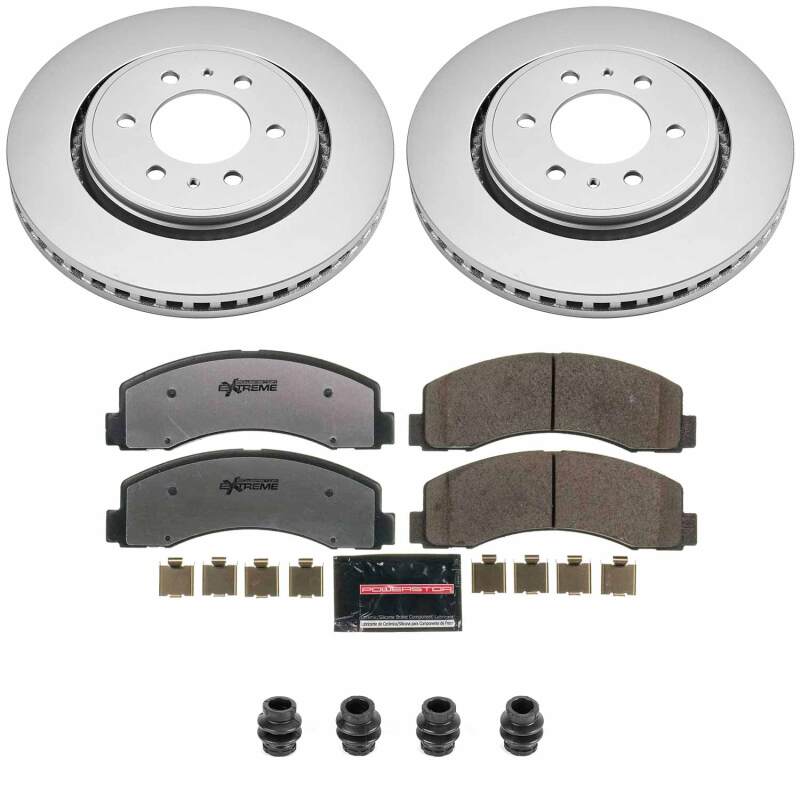 Power Stop 10-21 Ford Expedition Front Z36 Coated Truck &amp; Tow Brake Kit
