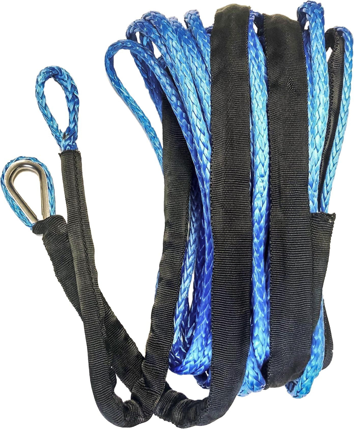 Synthetic Winch Rope 3/16&quot; Diameter X 50 Ft. Blue