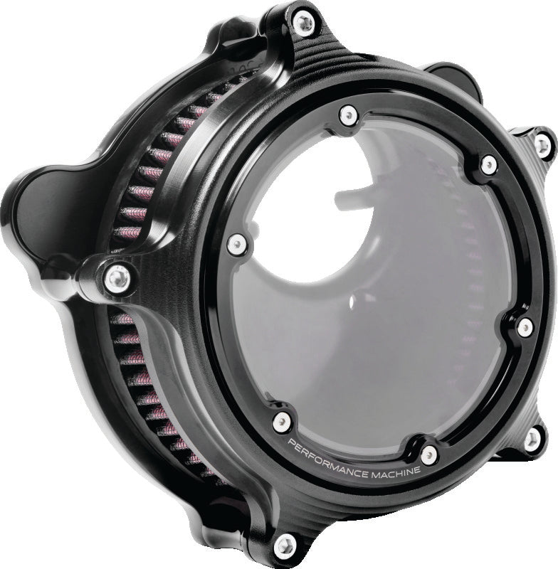 Performance Machine  Vision Air Cleaner W/Bezel - Black Ops