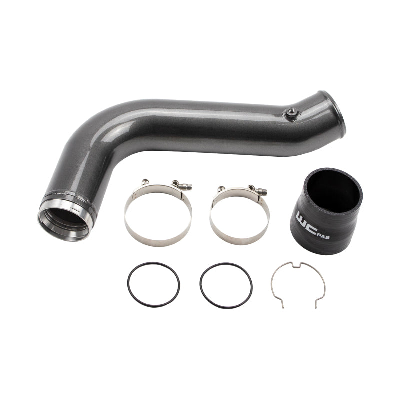 Wehrli 17-19 Chevrolet 6.6L L5P Duramax Passenger Side 3.5in Intercooler Pipe - Gloss White