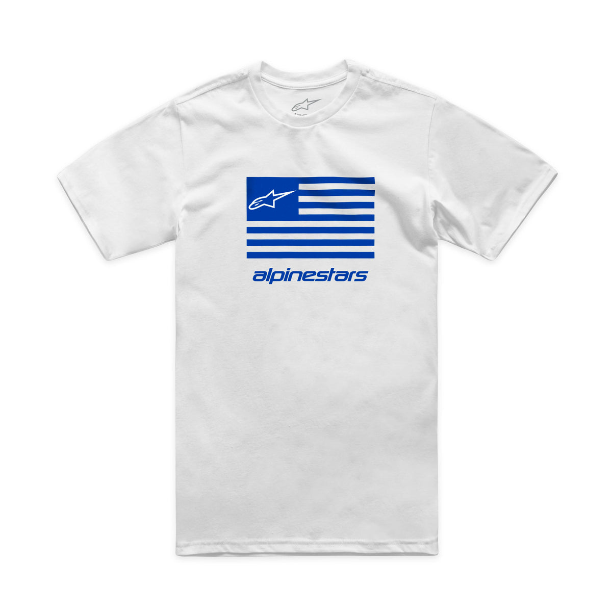 Flag Csf Tee White/Blue Md
