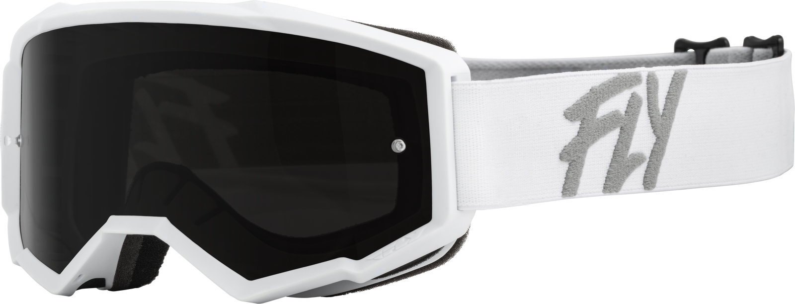 Youth Zone Goggle White W/ Dark Smoke/Smoke Lens