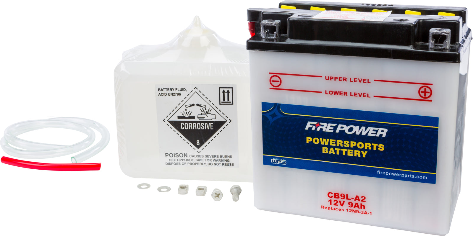Battery W/Acid Cb9l A2 12v Heavy Duty