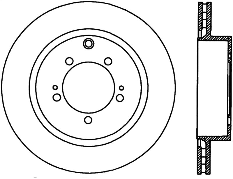 StopTech Slotted &amp; Drilled Sport Brake Rotor