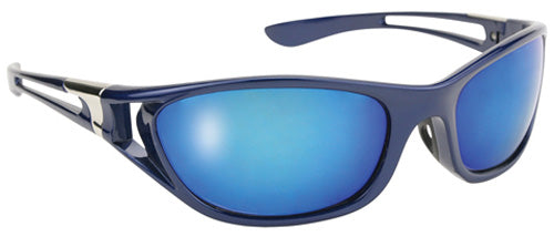 BLUE ICE BLUE FRAME W/POLARIZED BLUE MIRROR LENS