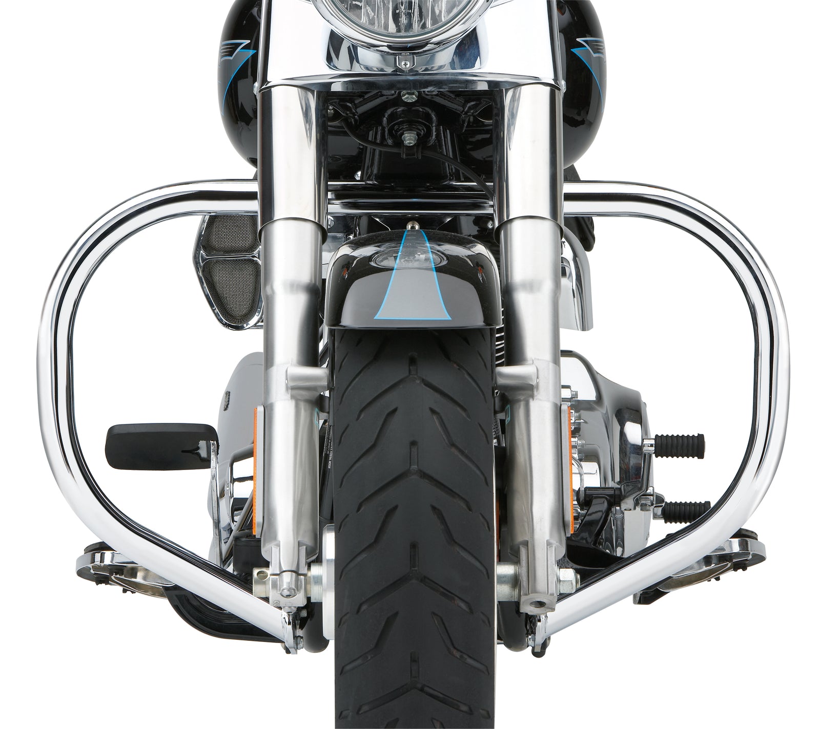 Fatty Freeway Bars 1.5" Chrome  Fxd/B/C 91 17