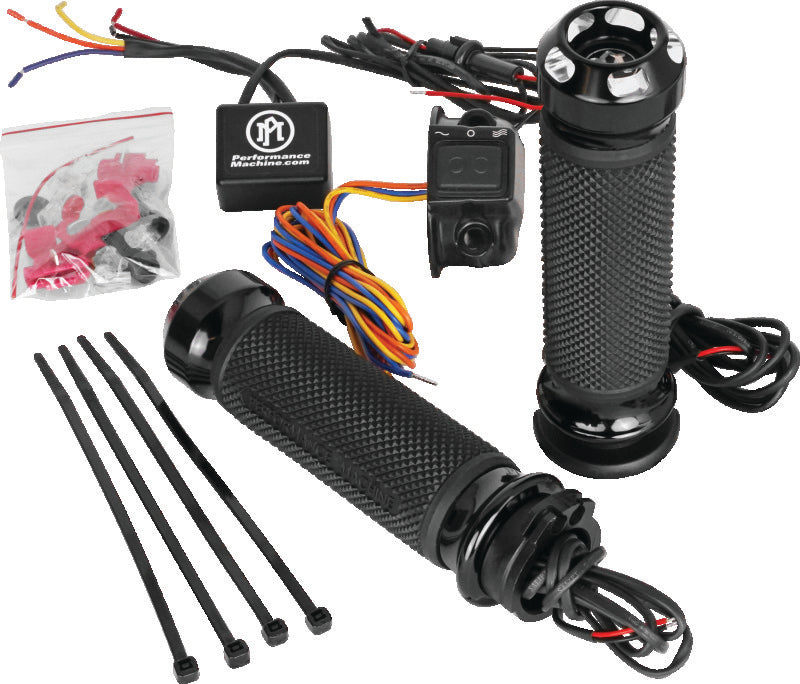Performance Machine FLHX Cable Apex Heated Grips - Contrast Cut
