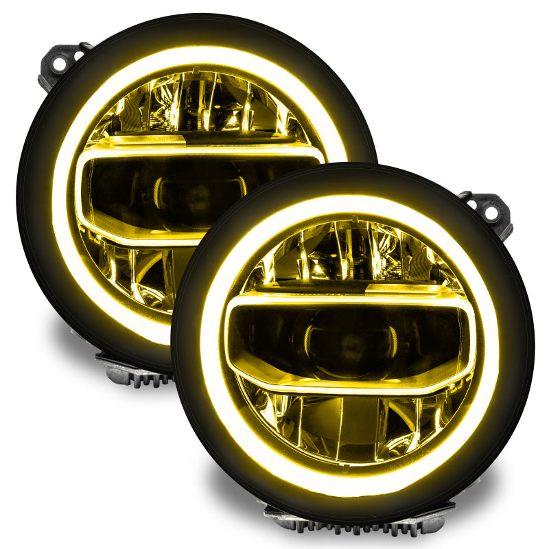 Oracle Jeep Wrangler JL/Gladiator JT RGB+W Headlight DRL Kit - ColorSHIFT w/o Controller