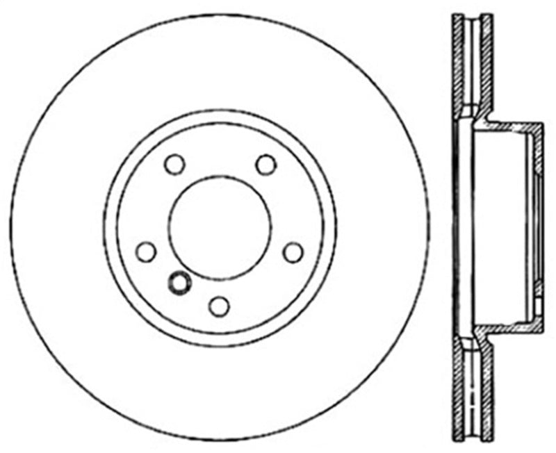 StopTech Slotted &amp; Drilled Sport Brake Rotor