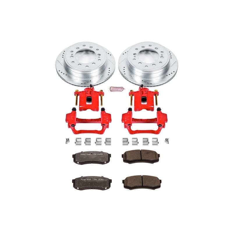 Power Stop 10-19 Lexus GX460 Rear Z36 Truck &amp; Tow Brake Kit w/Calipers