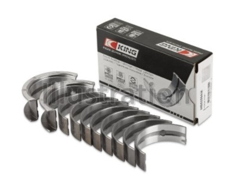 King Engine Bearings Chrysler 148/148 Turbo DOHC 16V/Jeep 148 DOHC 16V Main Bearing Set - Size STD