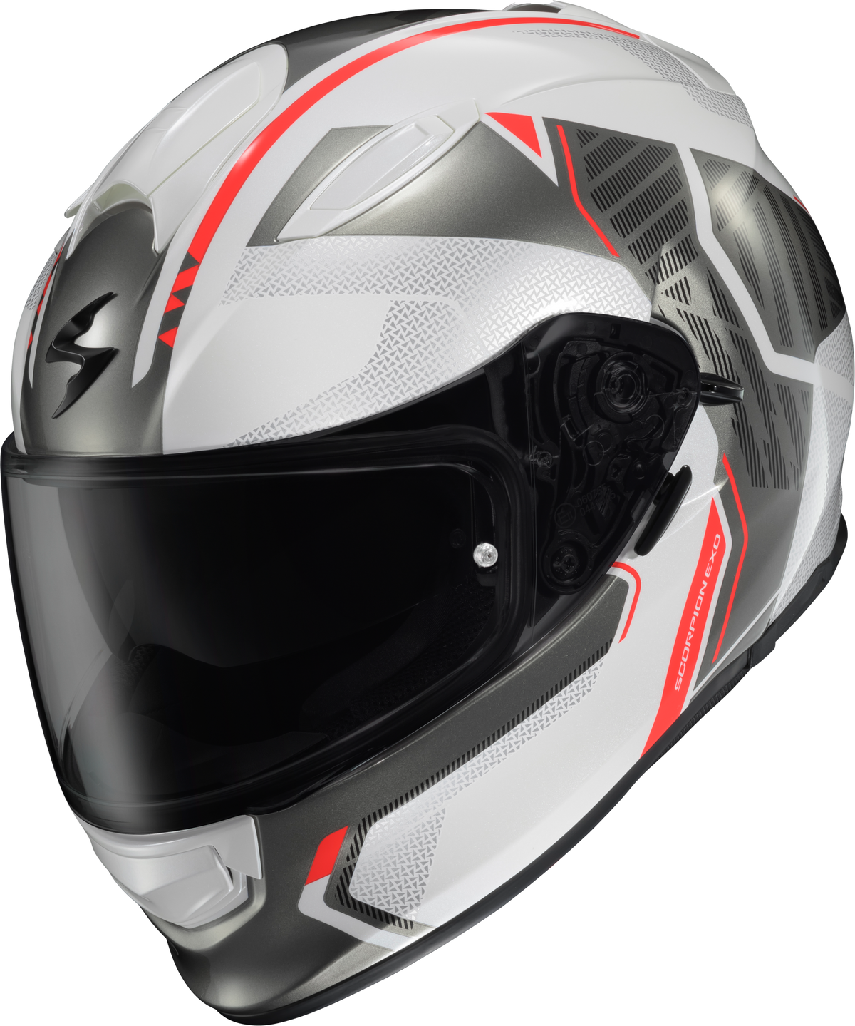 Ryzer Full Face Helmet Switch White/Grey Sm