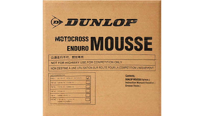 Dunlop FM18S-NP Rear Mousse - 110/100-18, 120/90-18 (6)
