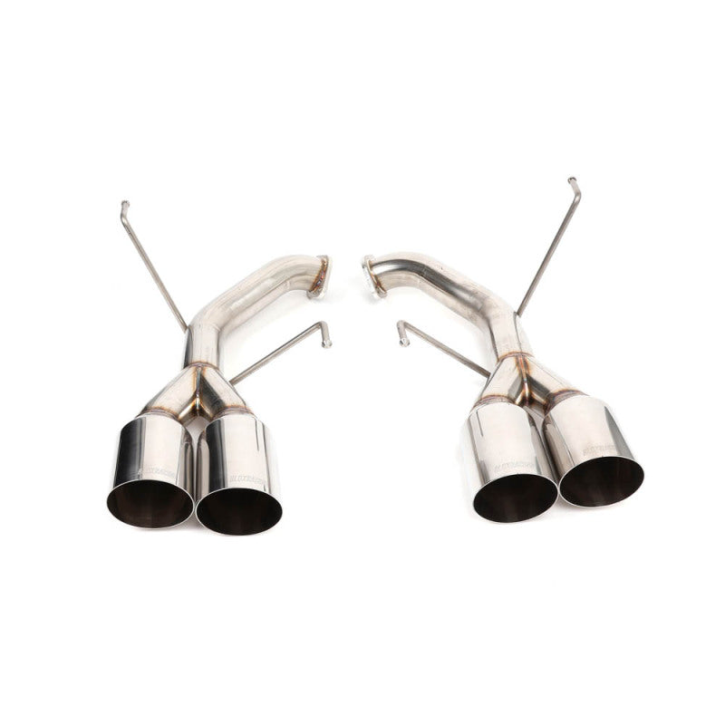 BLOX Racing 2022+ WRX Muffler Delete / Axle Back Single Wall 4in - Polished Tips