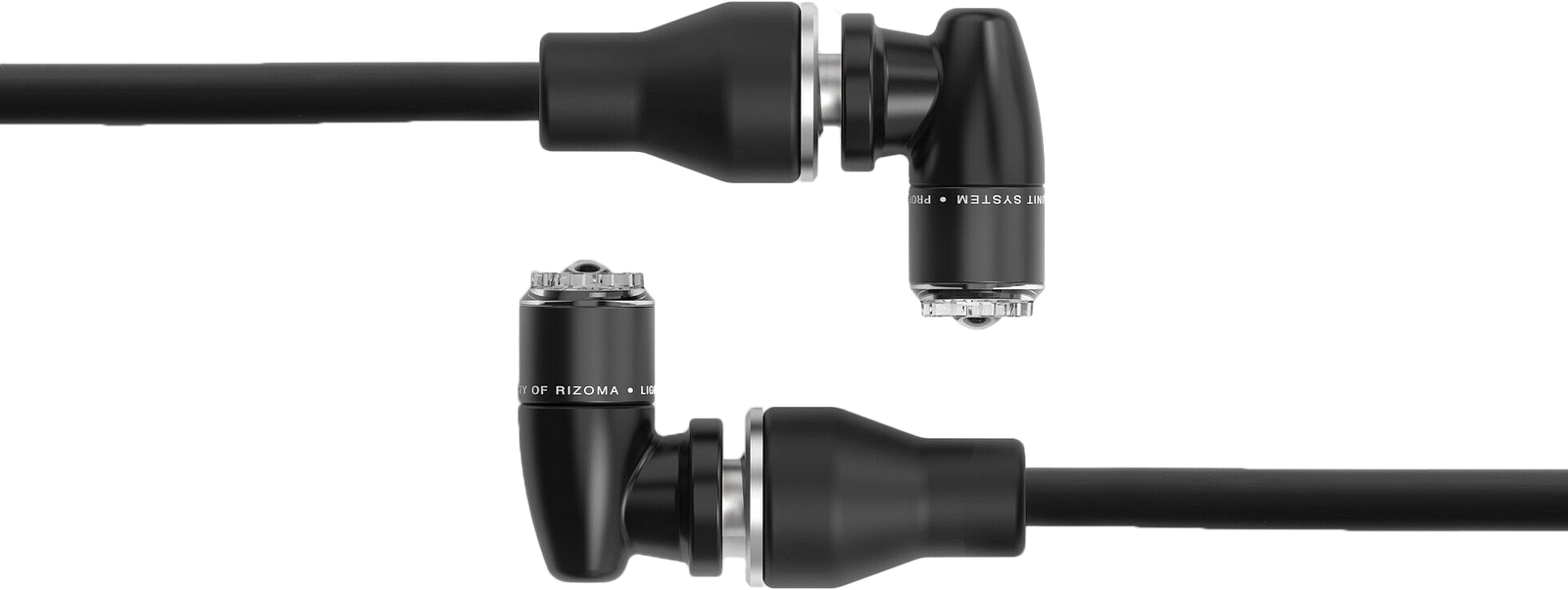 Light Unit Turn Signal With Holder Black Pair