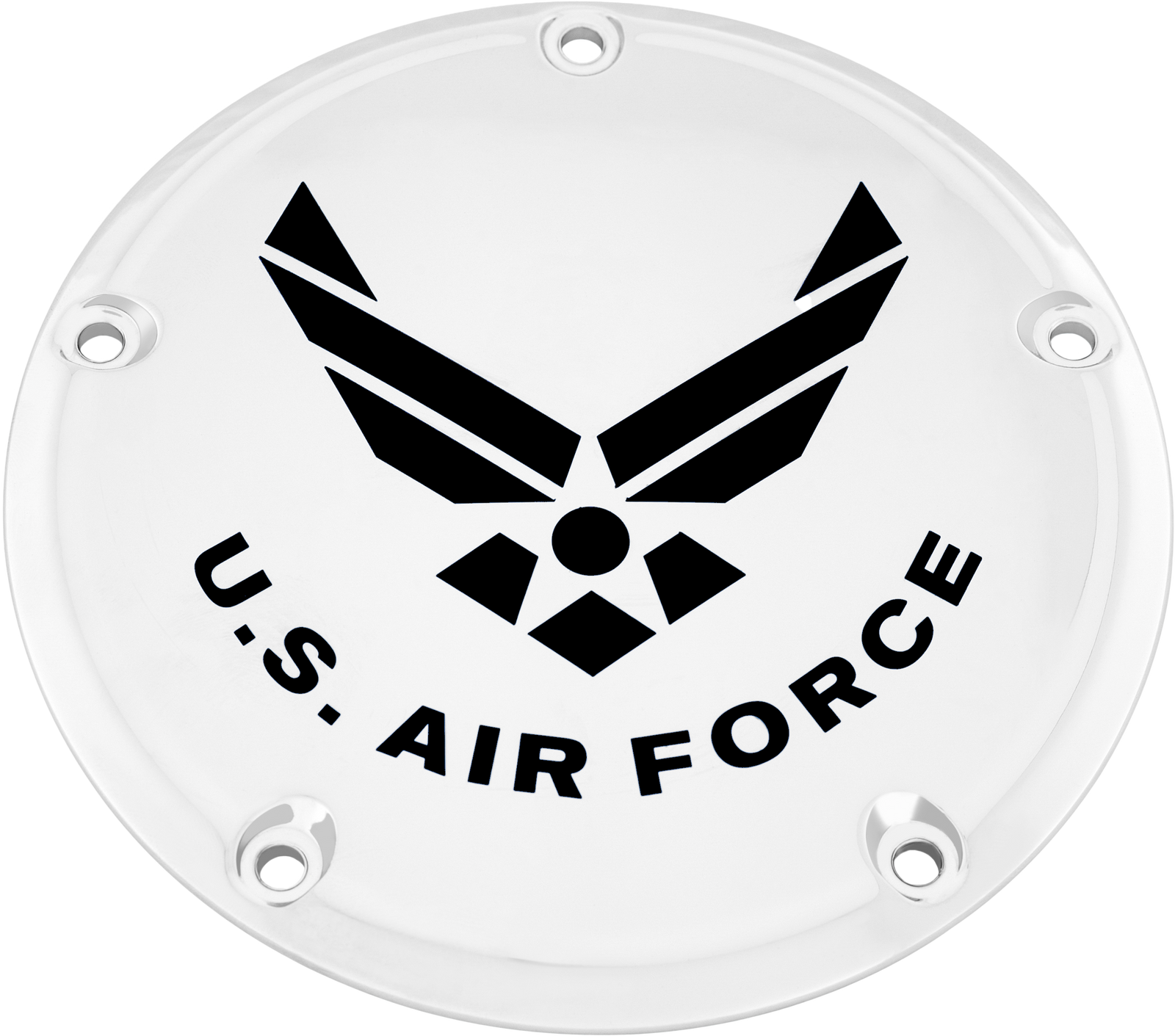 7   M8 Flt/Flh Derby Cover Air Force Chrome