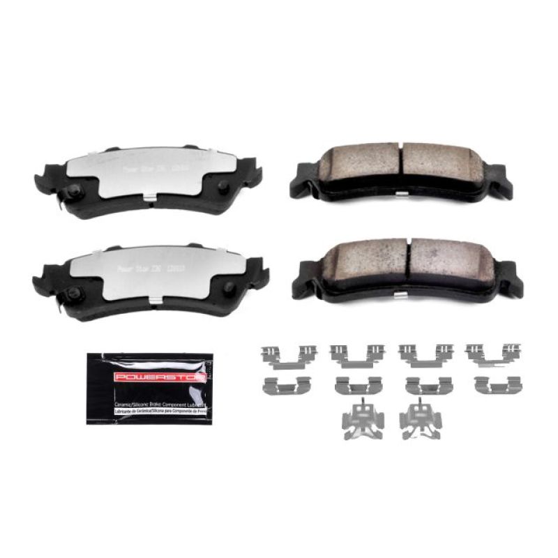 Power Stop 00-05 Cadillac DeVille Rear Z36 Truck &amp; Tow Brake Pads w/Hardware