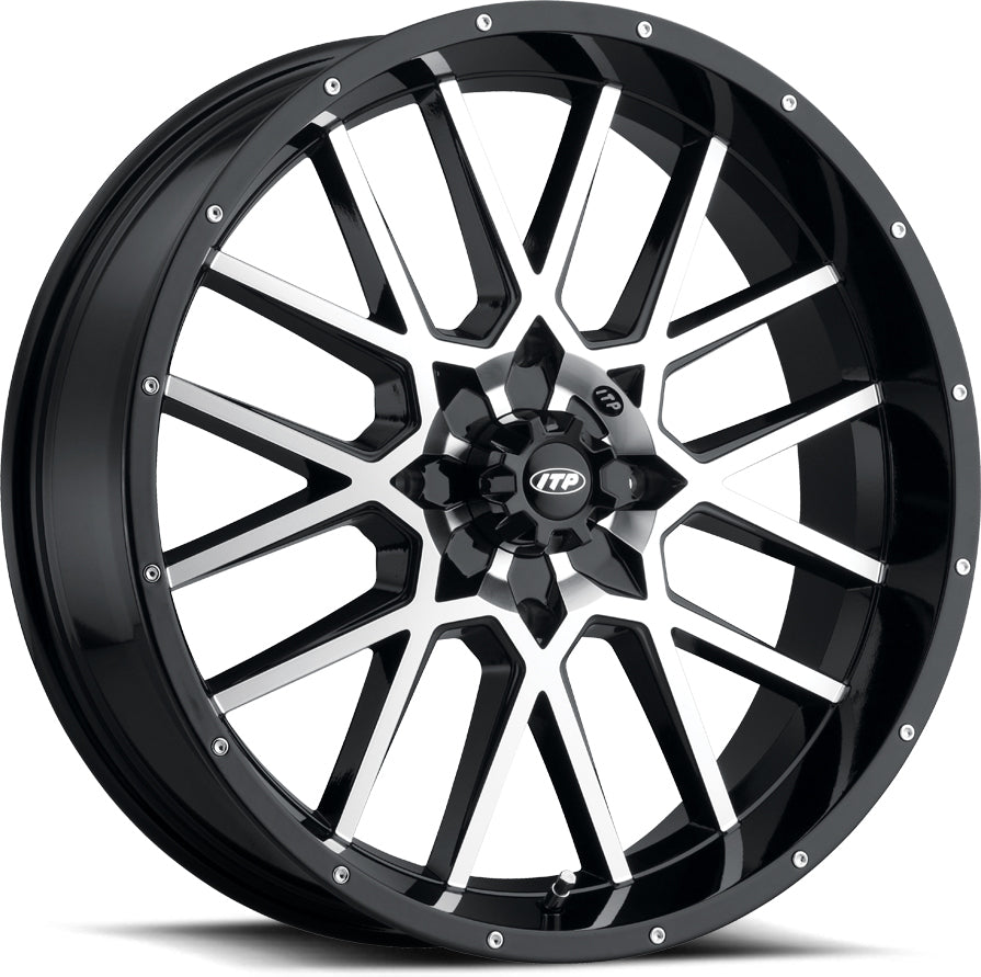 Hurricane Black/Machined 18x6.5 4/137 4 + 2.5 (+10mm)