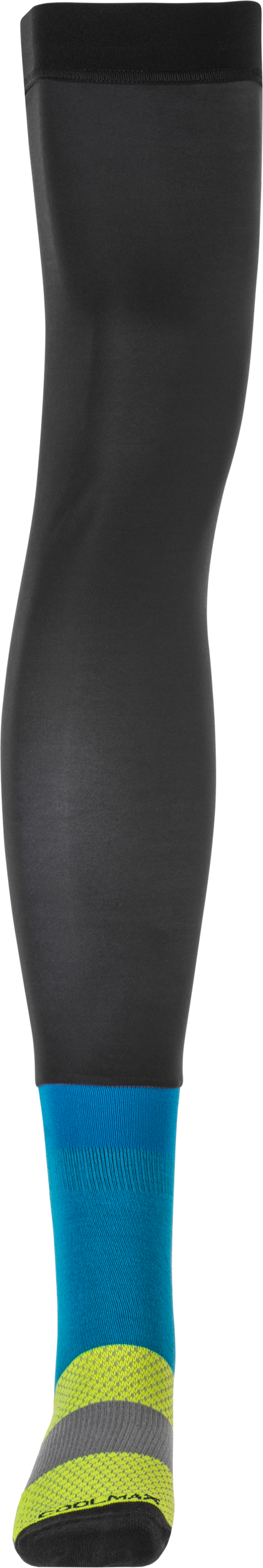 Knee Brace Socks Hi Vis/Black/Blue Sm/Md