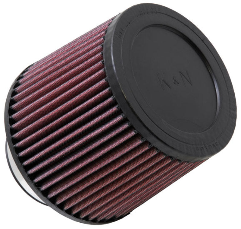 K&amp;N Filter Universal Rubber Filter 3in Flange ID 6in Base OD 5.125in Top OD 5in Height