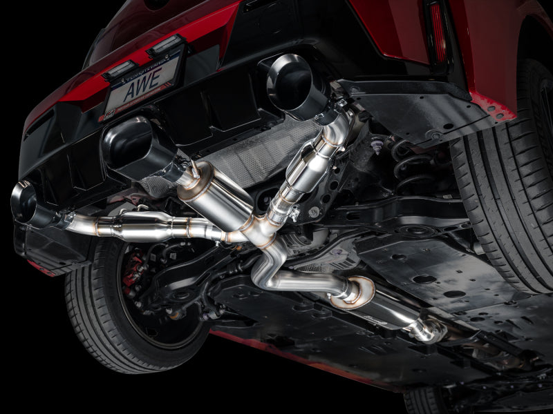 AWE Tuning 2023+ Toyota GR Corolla Touring Edition Exhaust - Diamond Black Tips