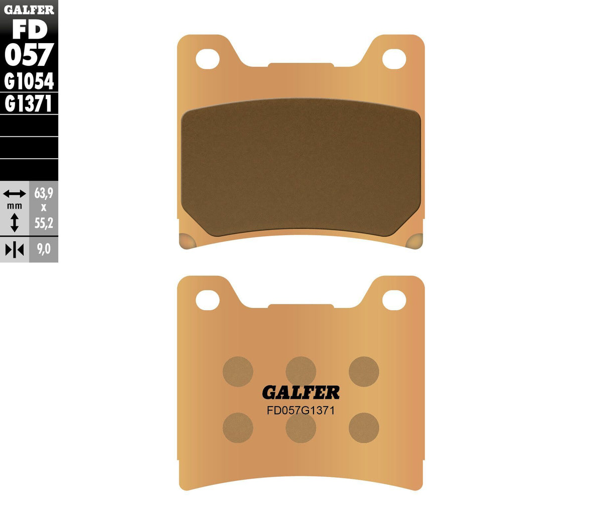 Brake Pads Sintered Fd057g1371