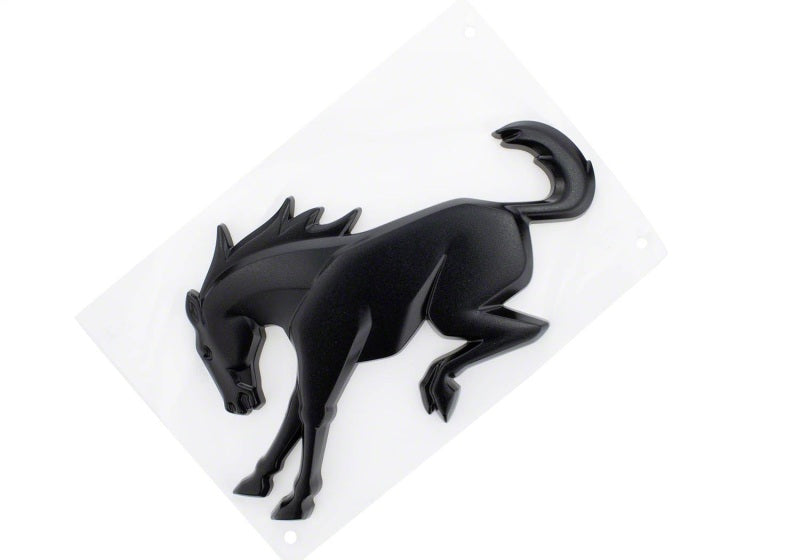 Ford Racing Bronco Rear Emblem - Matte Black
