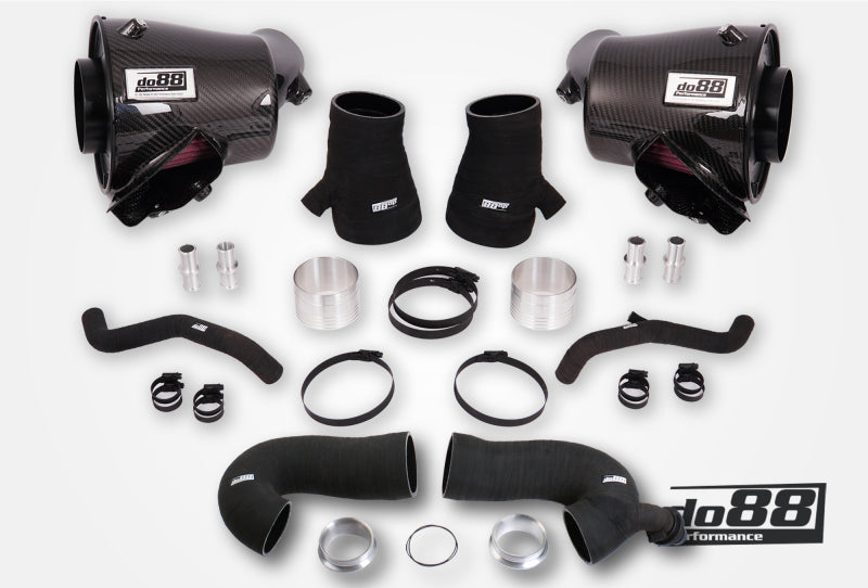 do88 2020+ Porsche 911 Turbo/Turbo S (992.1) Induction System w/80mm Outlet &amp; Turbo Inlet Hoses