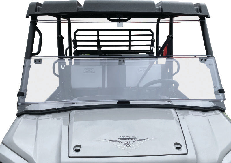 QuadBoss 16-22 Kawasaki KAF820 Mule Pro-DX Windbreak Folding Windshield