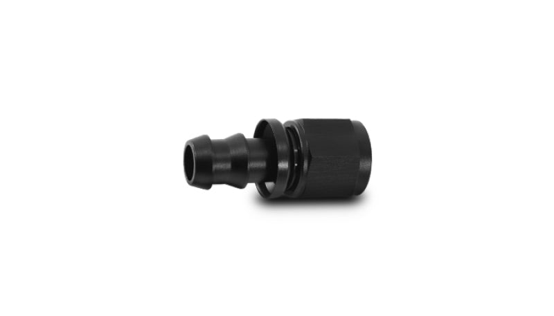 Vibrant -10AN Push-On Straight Hose End Fitting - Aluminum