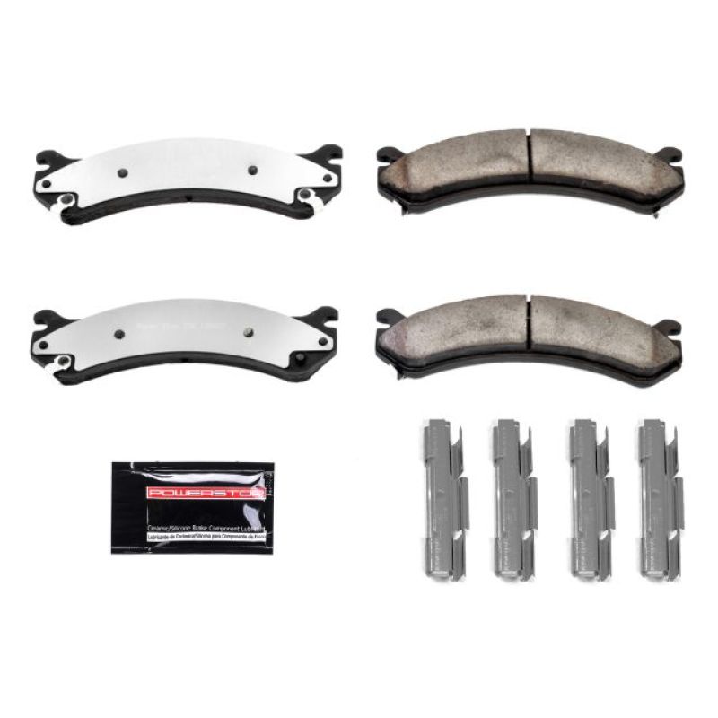 Power Stop 00-05 Cadillac DeVille Front Z36 Truck &amp; Tow Brake Pads w/Hardware