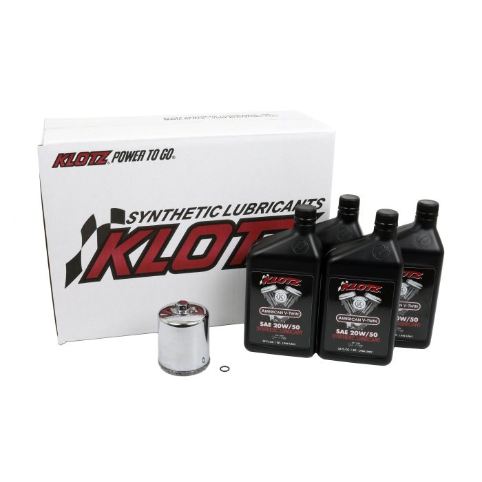 KLOTZ OIL CHANGE KIT HARLEY TWIN CAM &amp; MILWAUKEE EIGHT