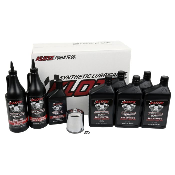 KLOTZ OIL CHANGE KIT HARLEY TWIN CAM &amp; MILWAUKEE EIGHT