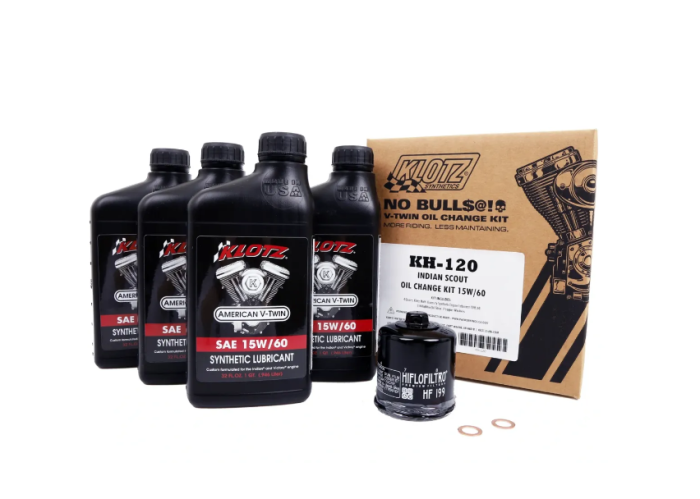 KLOTZ OIL CHANGE KIT INDIAN SCOUT