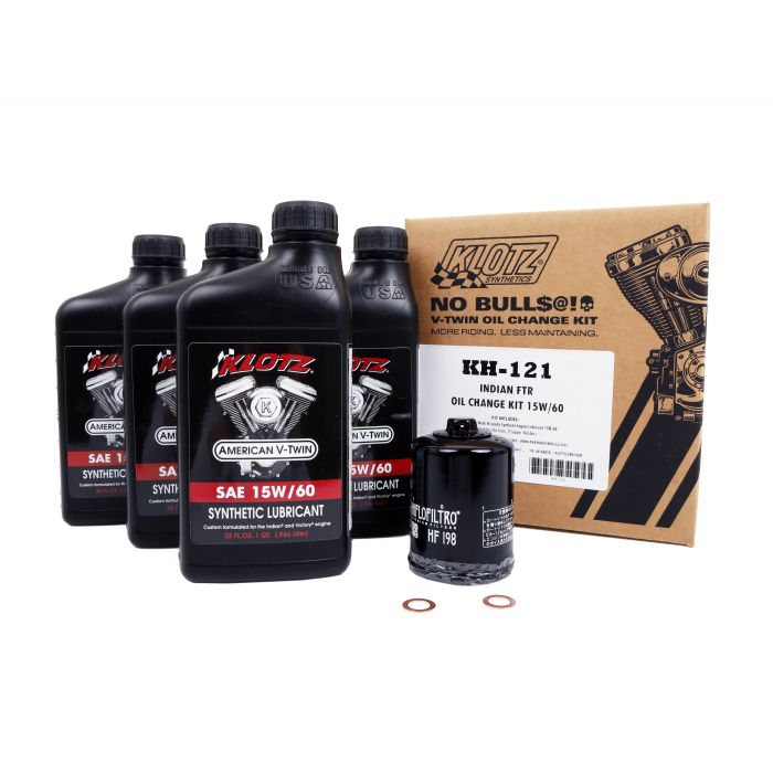 KLOTZ OIL CHANGE KIT INDIAN FTR