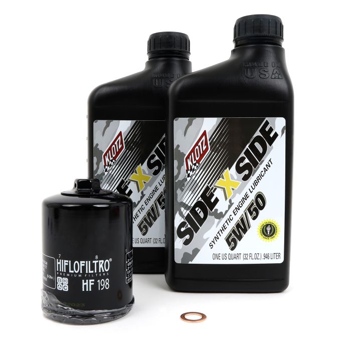 KLOTZ OIL CHANGE KIT POLARIS 5W50