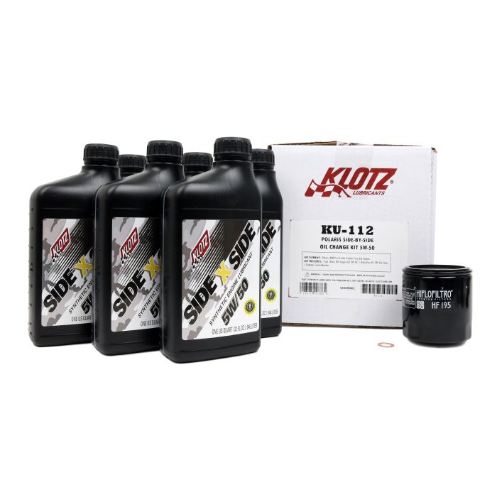 KLOTZ OIL CHANGE KIT POLARIS 5W50