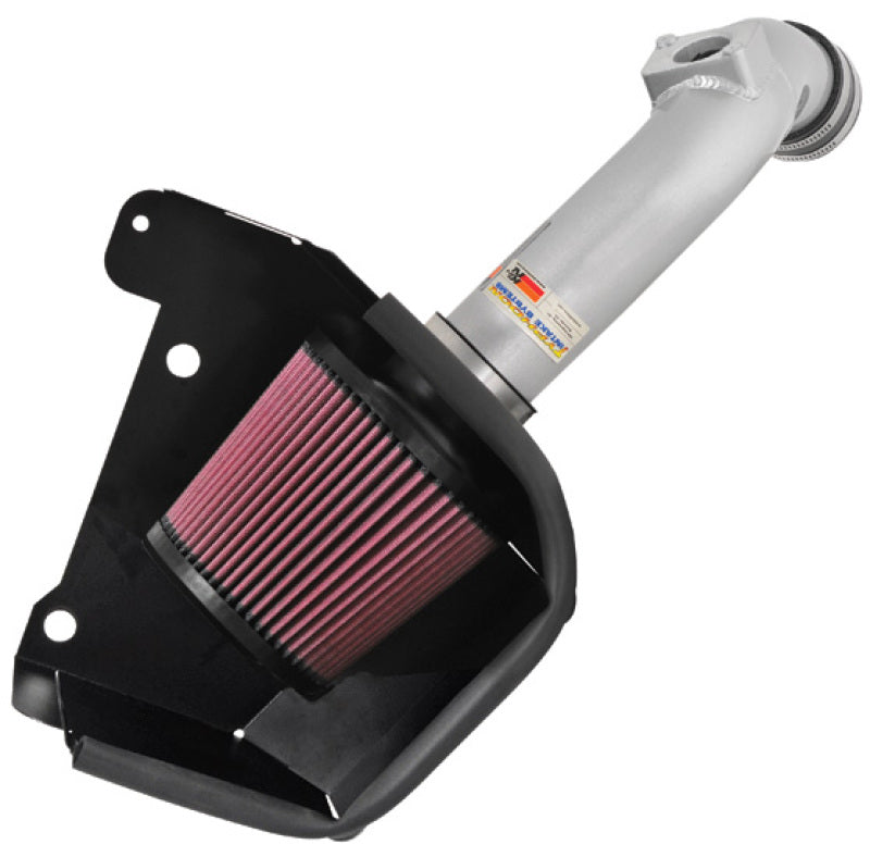 K&amp;N 07 Mitsubishi Lancer L4-2.0L Silver Typhoon Short Ram Intake