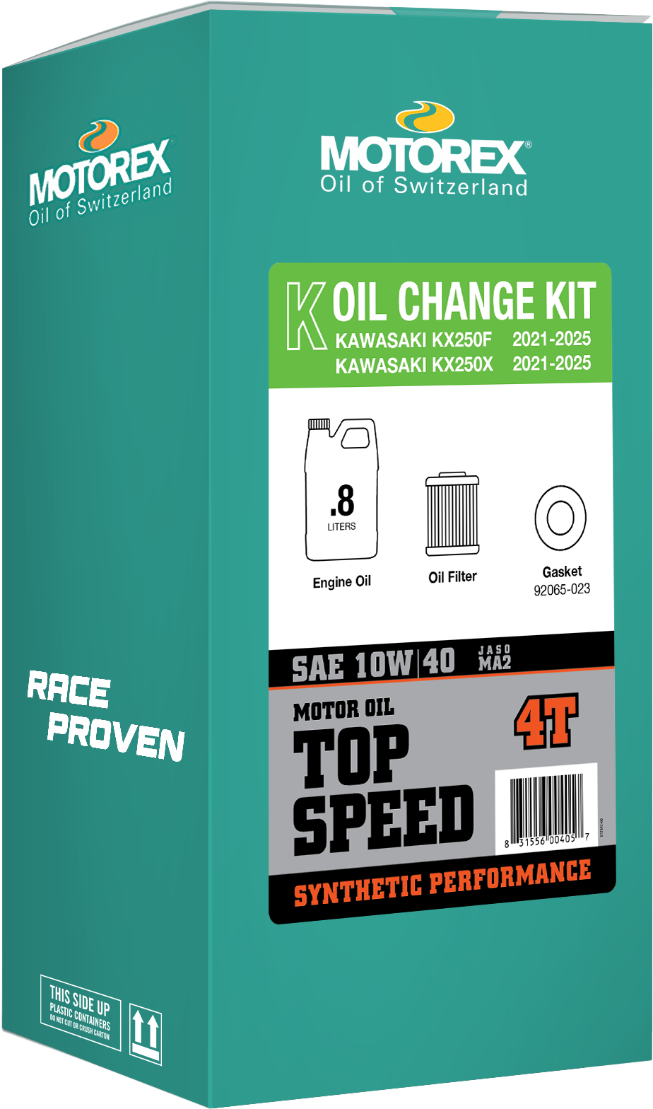 Top Speed Oil Change Kit 0.80l 10w/40 Kaw