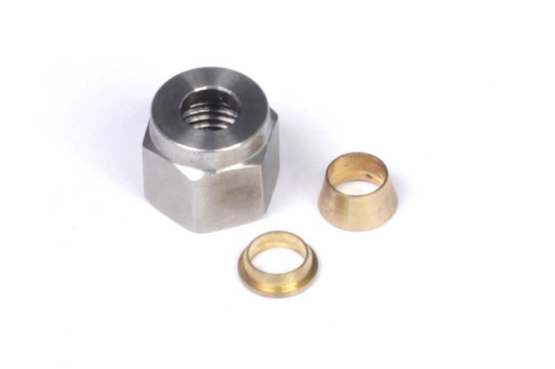 Haltech 1/4in Nut &amp; Brass Ferrule